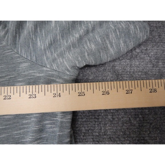 CJ Banks Top Womens Plus 3X Solid Gray Cowl Neck Short Sleeve Lightweight - Picture 7 of 8